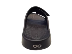 OOFOS OOFOS OOAHH Sport Flex Black Unisex Slippers Slides Hielspoor Peesplaat