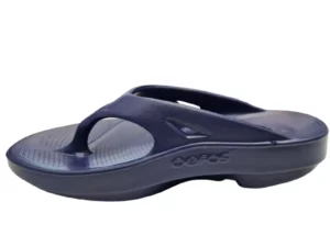 OOFOS OOFOS OOriginal Navy Dames en Heren Teenslippers Hielspoor Verlichting Sportslipper Extra Demping Blauw