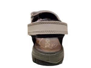 Rohde Rohde 5380 01 Witte Dames Sandalen Met Klittenbandsluiting en Voorgevormd Voetbed