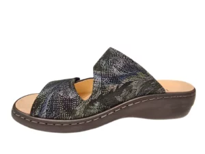 Longo Longo Blauwe Dames Slippers Slides