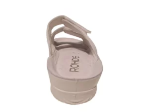Rohde Rohde Witte Leren Dames Slippers