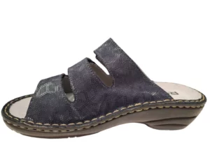 Rohde Rohde Blauwe Dames Slippers Klittenband