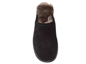 Warmbat Warmbat - Classic Zwarte Open Heren Pantoffels
