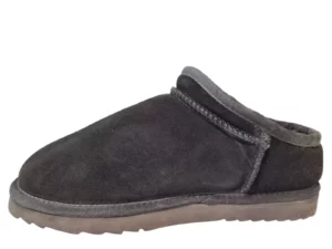 Warmbat Warmbat - Conner Zwarte Dichte Heren Pantoffels