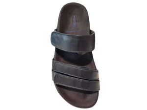 Wolky Wolky - 0050130 800 Dames Slippers Slides Voorgevormd Voetbed Klittenbandsluiting Blauw