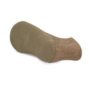 Glerups Glerups Hoge Wollen Sloffen Leren Zool Sand