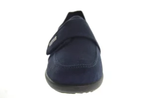 Rohde Rohde Gesloten Blauwe Dames Pantoffels met Klittenbandsluiting