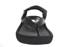Wolky Wolky - 0082131 002 Dames Slippers Teenslippers Voorgevormd Voetbed Klittenbandsluiting Zwart