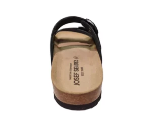 Josef Seibel Josef Seibel Josef Zwarte Nubuck Heren Slippers