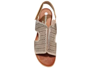 Remonte Remonte Zilveren Metallic Dames Sandalen