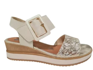 Remonte Remonte Witte Leren Dames Sandalen