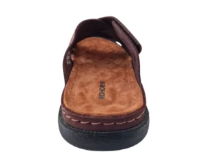 Rohde Rohde Bruine Leren Heren Slippers