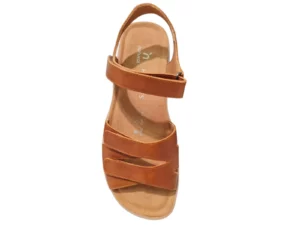Hartjes Hartjes Bruine Leren Dames Sandalen
