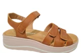 Hartjes Hartjes Bruine Leren Dames Sandalen