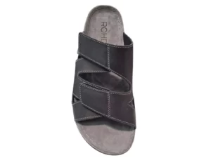 Rohde Rohde Blauwe Leren Heren Slippers