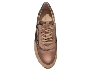 Waldlaufer Waldlaufer Beige Leren Dames Sneakers