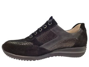 Waldlaufer Waldlaufer Leer en Suede Dames Sneakers