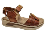 Wolky Wolky Cognac Leren Dames Sandalen