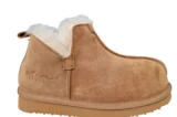 Fellhof Fellhof Rhino 3119 Cognac Hoge Gesloten Suede Uniseks Pantoffels Merinowol