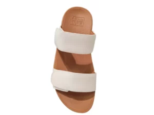 Fit Flop Fit Flop Lulu Adjustable Slide Witte Dames Slippers