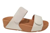 Fit Flop Fit Flop Lulu Adjustable Slide Witte Dames Slippers