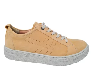 Hartjes Hartjes Gele Nubuck Dames Sneakers