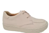 Hartjes Hartjes Witte Leren Dames Veterschoenen