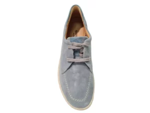 Hartjes Hartjes Blauwe Nubuck Dames Veterschoenen