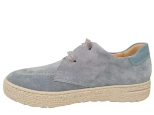 Hartjes Hartjes Blauwe Nubuck Dames Veterschoenen