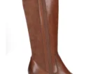 Caprice Caprice Cognac Leren Dames Hoge Laarzen