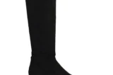 Caprice Caprice Zwarte Stretch Dames Hoge Laarzen