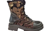 Laura Vita Laura Vita Kouleo Zwarte Dames Veterboots