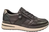 Remonte Remonte Zwarte Leren Dames Sneakers