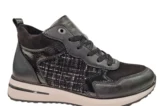 Remonte Remonte Zwarte Halfhoge Dames Sneakers