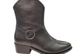 Roberto D'Angelo Roberto D'Angelo Lio Loater Black Leren Dames laarzen