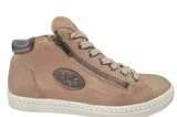 Aqa Aqa Leren Taupe Dames Sneakers