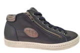 Aqa Aqa Blauwe Leren Dames Sneakers