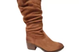 Aqa Aqa Cognac Suede Dames Laarzen
