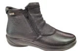 G Comfort G Comfort Zwarte Hertenleren Dames Enkellaarsjes