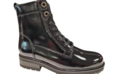 Gabor Gabor Zwarte Lak Leren Dames Veterboots