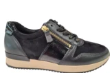 Gabor Gabor Zwarte Leren Dames Sneakers