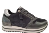 Gabor Gabor Zwarte Leren Dames Sneakers