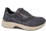 Gabor Gabor Rollingsoft Blauwe Suede Dames Sneakers