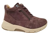 Longo Longo Bruine Suede Dames Veterschoenen