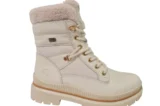 Remonte Remonte Witte Leren Veterboots Dames