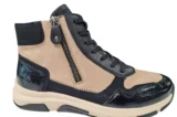 Remonte Remonte Suede Dames Veter Boots Halfhoog