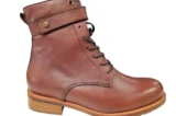 Wolky Wolky Cognac Leren Dames Veterboots
