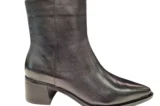 Bella Di Roma Bella Di Roma Zwarte Kalfsleren Dames Laarsjes