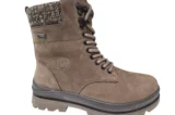 G Comfort G Comfort Grijze Suede Dames Veterboots