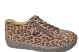 Hartjes Hartjes Bruine Panterprint Dames Sneakers H